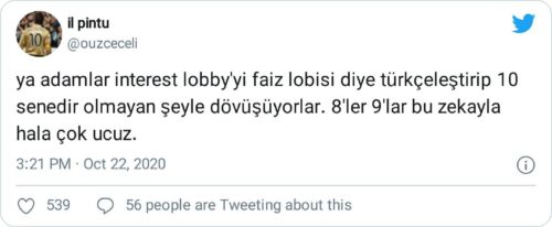 interest lobby türkçe