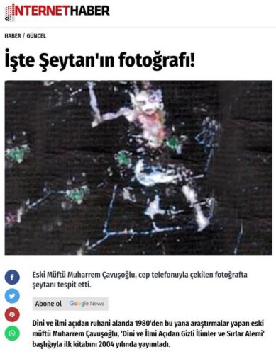 şeytanın fotoğrafı