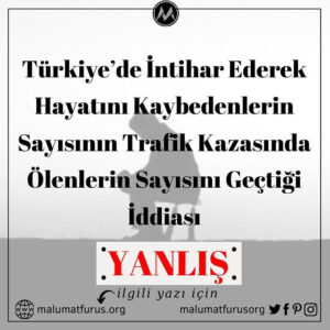 türkiye'de intihar sayısı