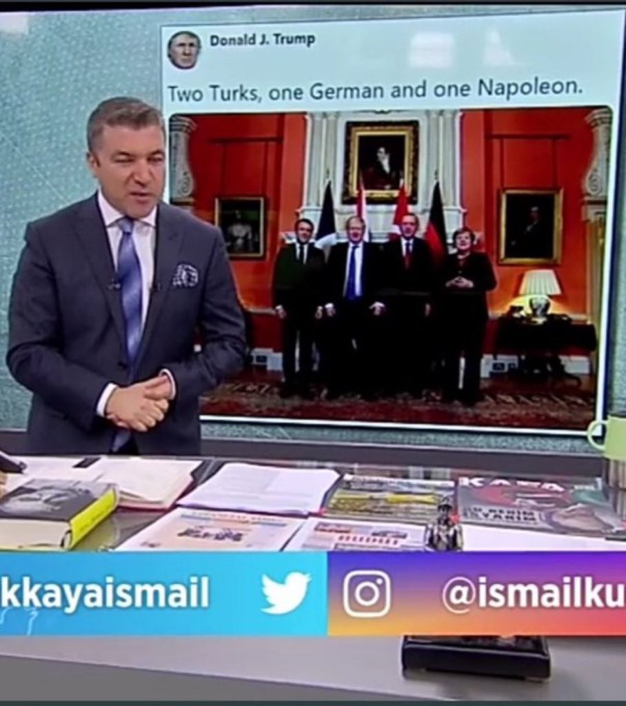 İsmail Küçükkaya, Fox TV'de sunduğu programda Trump'a ait sanılan tweeeti yorumlamıştı