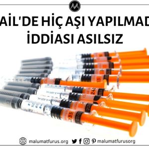 İsrail'de hiç aşı yaptırılmadığı iddiası doğru değil