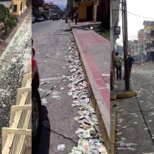 italya sokakta kağıt para