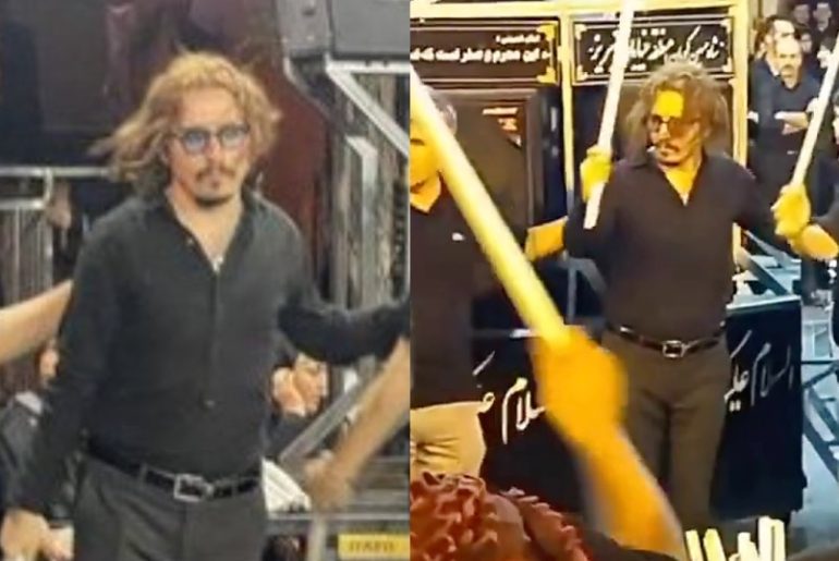 johnny depp iran