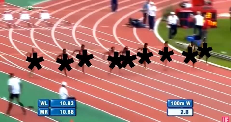 kadın sporcuya sansür