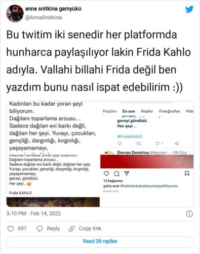 kadinlari bu kadar yoran seyi biliyorum