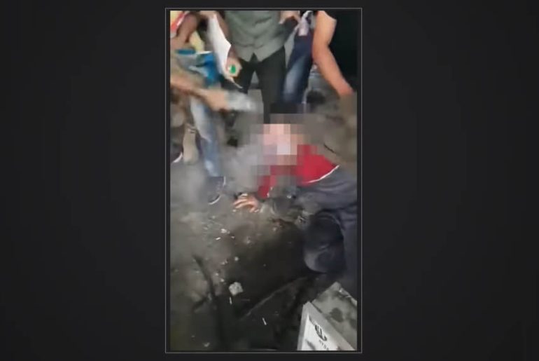 kafasina gaz bombasi atilan eylemci