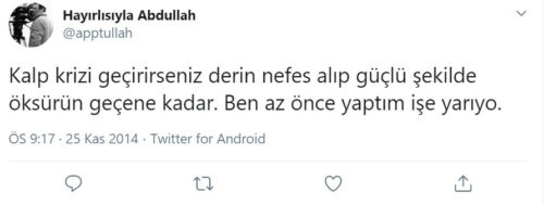 kalp krizi geçirirken öksürük