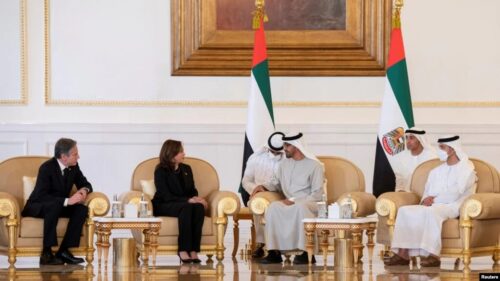 kamala harris muhammed bin zayed