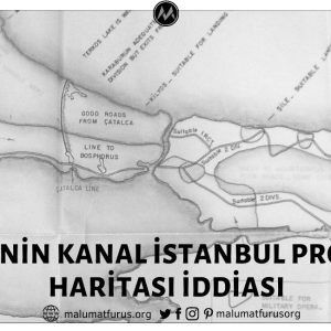 ABD Tarafından Yıllar Önce Hazırlanan Kanal İstanbul Projesi Haritaları Sanılan Görseller Aslında Soğuk Savaş Dönemi Savunma Planının İşlendiği Haritalardır