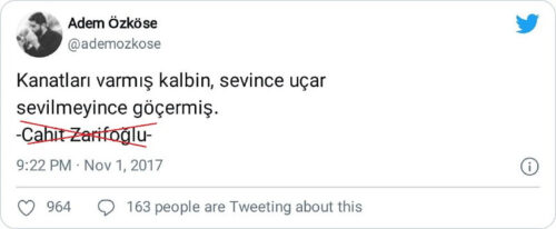 kanatları varmış kalbin