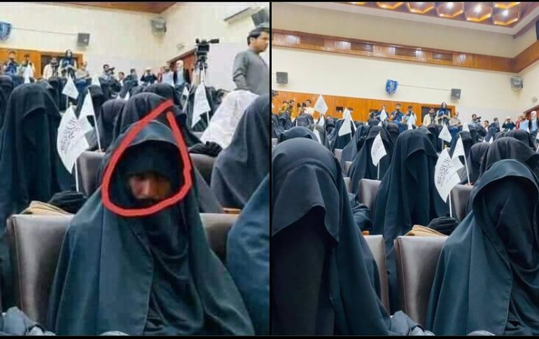 kara çarşaflı erkek