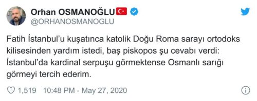 kardinal serpuşu osmanlı sarığı