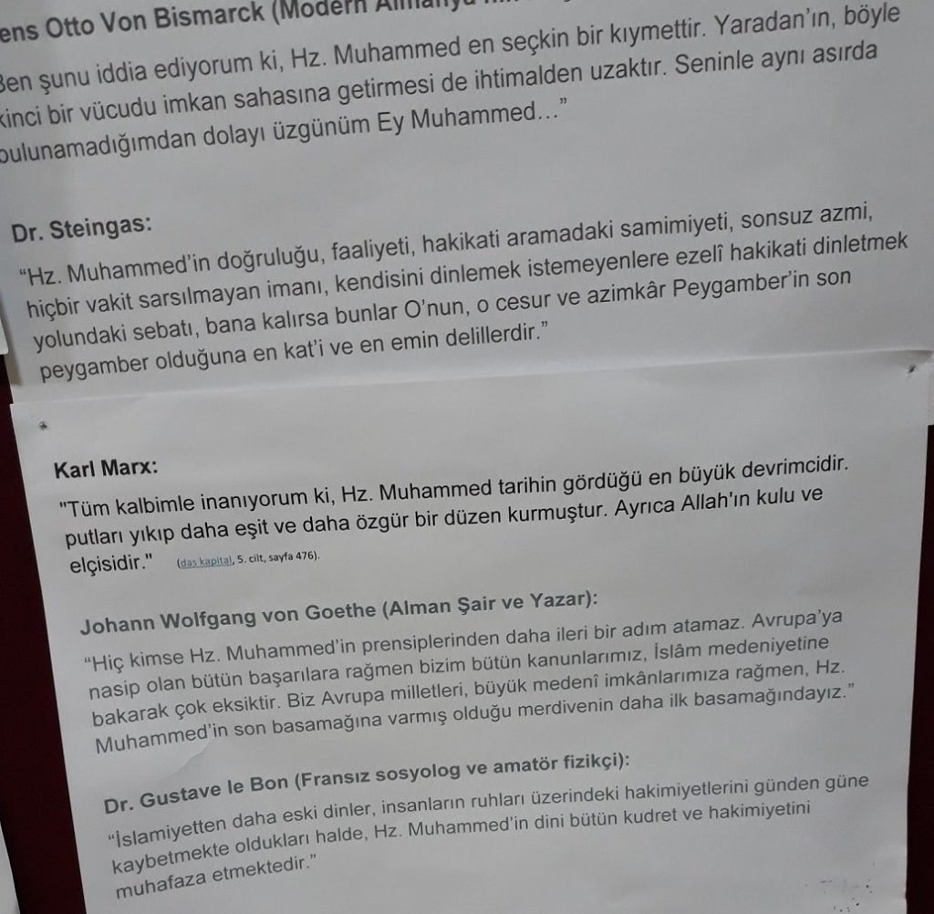 Marx'ın Hz. Muhammed İçin "Tüm Kalbimle İnanıyorum Ki, Hz. Muhammed Tarihin Gördüğü En Büyük Devrimcidir" Dediği İddiası Doğru Değildir