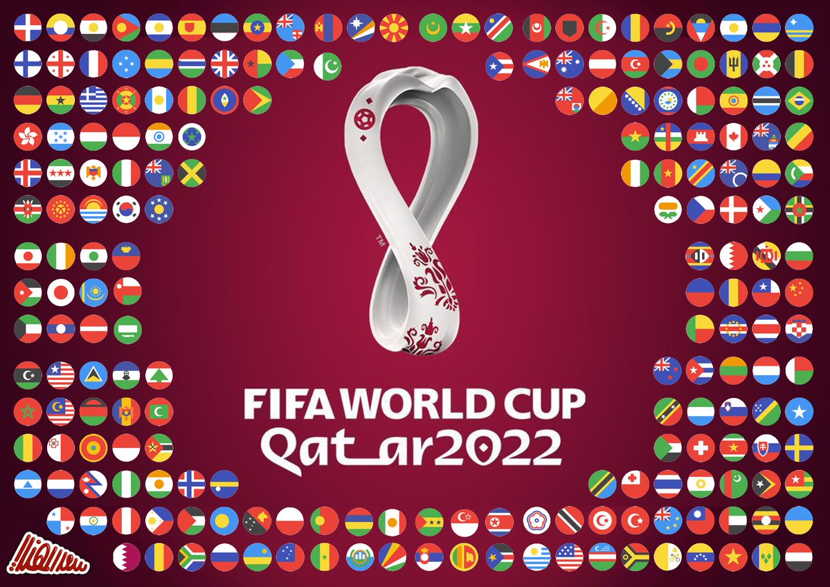 Katar'da düzenlenecek 2022 FIFA Dünya Kupası resmi tanıtımına ait sanılan görsel