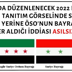 Suriye Devleti Yerine Özgür Suriye Ordusu'nun (ÖSO) Bayrağının Katar'da 2022'de Düzenlenecek Dünya Kupası Resmî Logosunda Yer Aldığı İddiası Asılsız