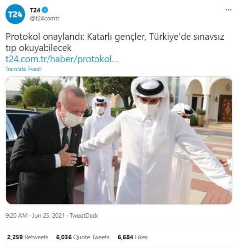 katarlı gençler sınavsız üniversite