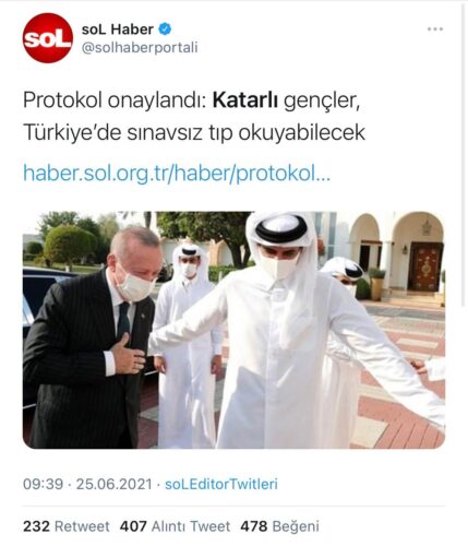 katarlı gençler sınavsız üniversite