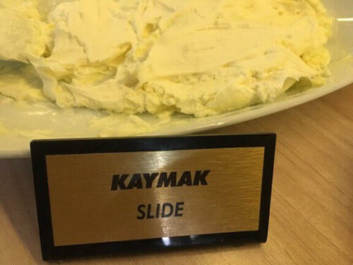 kaymak slide çeviri