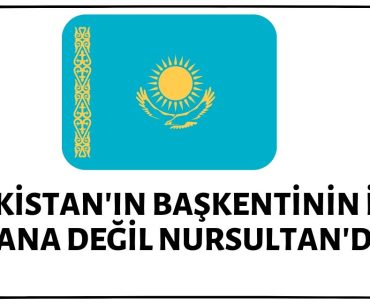 Kazakistan'ın başkenti Astana'nın ismi ise 2019 yılı Mart ayında Nursultan olarak değiştirilmiştir.