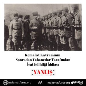 kemalist kavramı sonradan uyduruldu iddiası