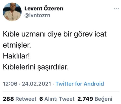 kıble uzmanı kadrosu