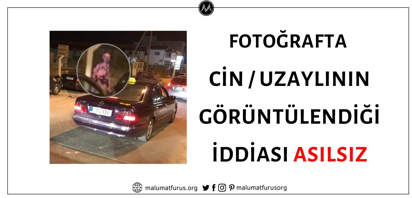 Kuzey Kıbrıs'ta Çekilen Fotoğrafta Cin / Uzaylının Göründüğü İddiası Asılsız