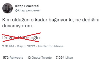 kim oldugun o kadar bagiriyor ki ne dedigini duyamiyorum dogan cuceloglu 