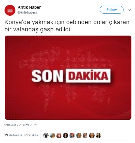 konya dolar gasp