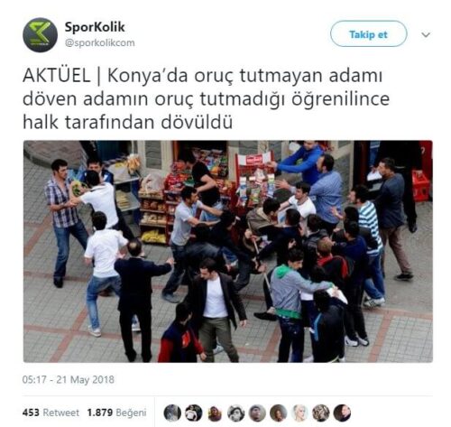 konyada oruc tutmayan adami doven