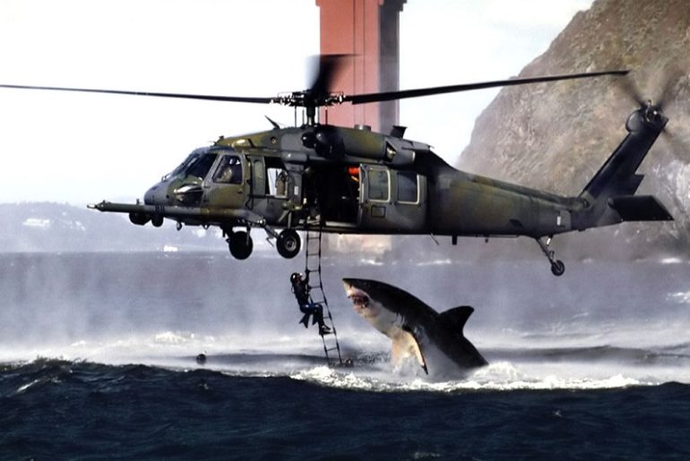 köpekbalığı helikopter