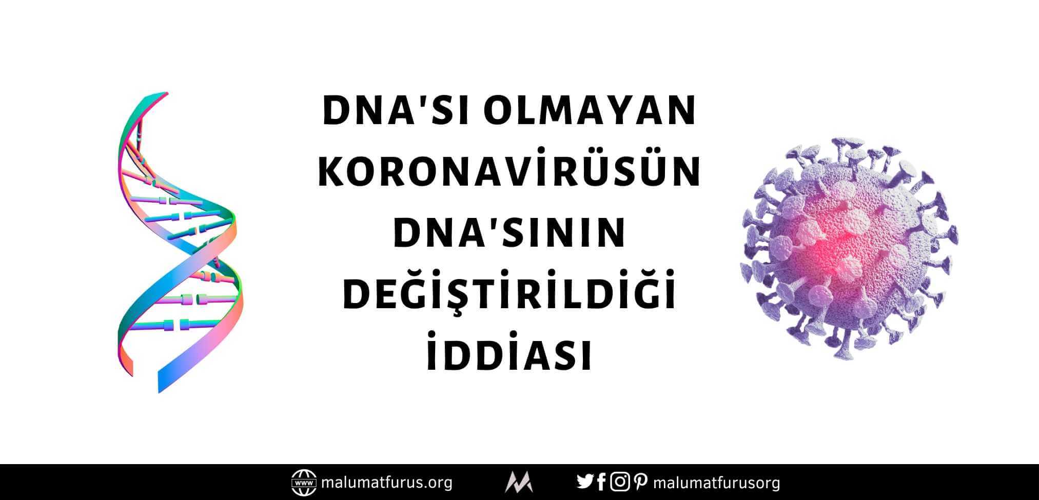 koronavirüsün DNA'sı