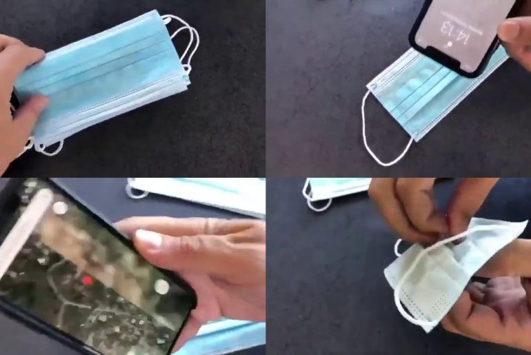 koronavirüs maske çip