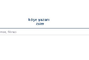 Köşe Yazarının Yazımı