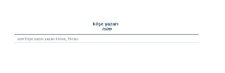 Köşe Yazarının Yazımı