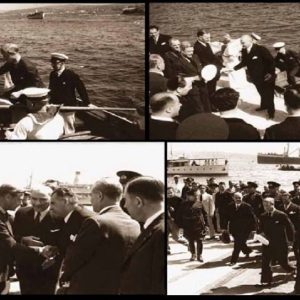 Kral 8. Edward'ın Dolmabahçe'de Atatürk Tarafından Karşılandığı An