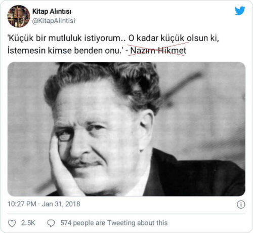 Küçük bir mutluluk istiyorum O kadar küçük olsun ki istemesin kimse benden onu