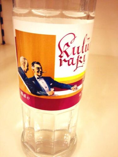 kulüp rakı şişesi