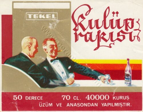 kulüp rakısı etiketi