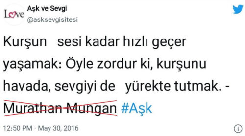 kursun sesi kadar hizli gecer