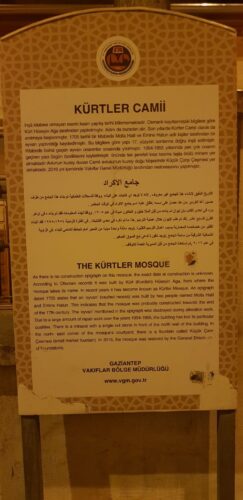 kürtler camii panosu