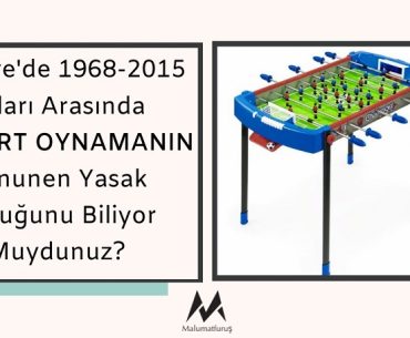 Türkiye'de 1968-2015 Yılları Arasında LANGIRT OYNAMANIN Kanunen Yasak Olduğunu Biliyor Muydunuz?