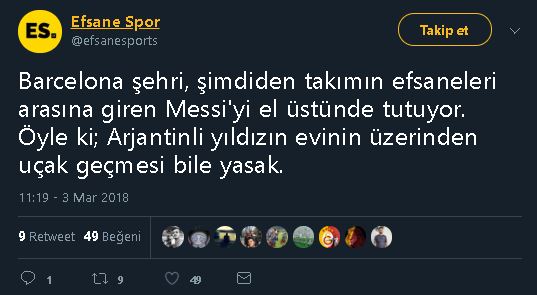 Lionel Messi Rahatsız Olduğu İçin Evinin Üzerinden Uçakların Uçmasının Yasaklandığını Öne Süren Paylaşım