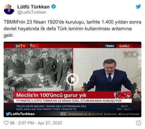 tbmm 1400 yıl sonra