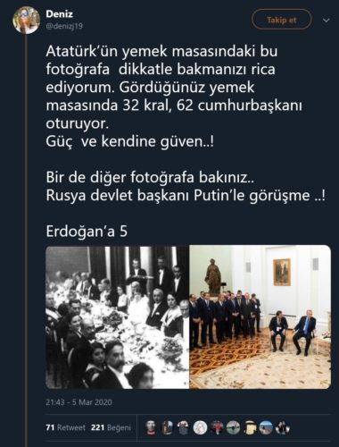 Atatürk'ün fotoğraftaki yemek masasında 32 kral, 62 cumhurbaşkanı bulunduğu iddiasını içeren paylaşım