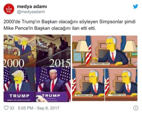 donald trump simpsons tahmin