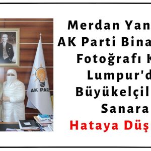 Merdan Yanardağ AK Parti Binasında Çekilen Fotoğrafı Kuala Lumpur'daki Büyükelçilikte Çekilmiş Sanarak Hataya Düşmüştü