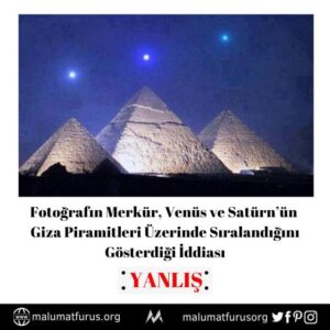 merkür venüs satürn piramit sıralanması