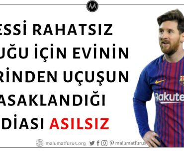 Messi Rahatsız Olduğu İçin Evinin Üzerinden Uçakların Uçmasının Yasaklandığı İddiası Asılsız