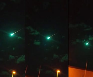meteor düşüşü videosu