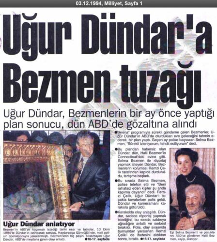 Uğur Dündar yumruk